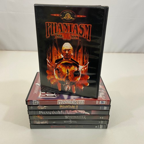 Wishmaster phantasm dvd lot - wishmaster, 7