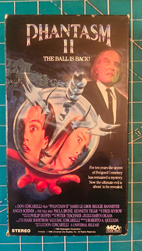 Phantasm vhs 1988 horror - horror, r